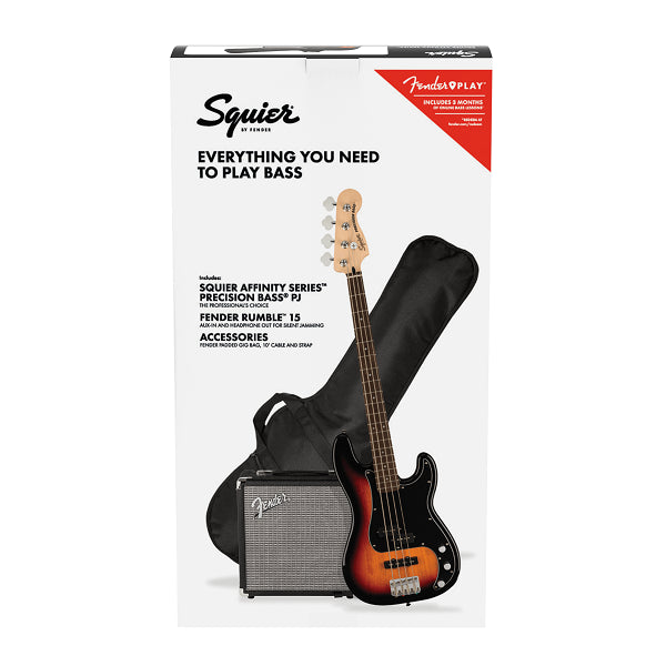Squier PJ Bass & Amp Pack - Sunburst