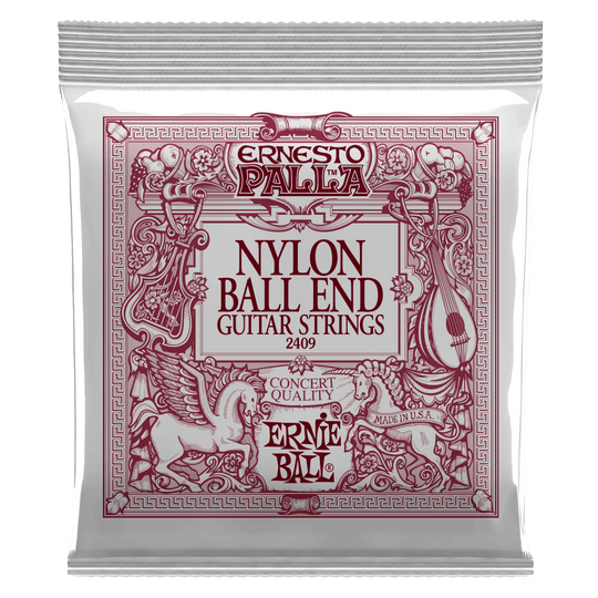 Ernie Ball Ernesto Palla Black & Gold Ball End Nylon Classical Guitar Strings 28-42
