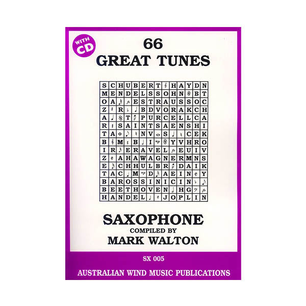 66 Great Tunes for Alto Saxophone - Mark Walton