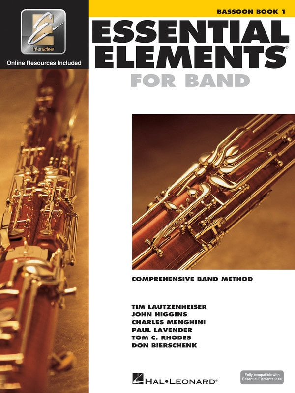 Essential Elements for Band - Bassoon Book 1