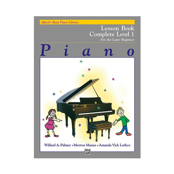 Alfred's Basic Piano Library Lesson Book Complete Level 1