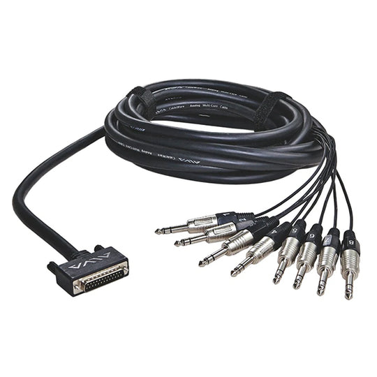 Alva D-Sub25 to 8 x TRS Snake - 6m