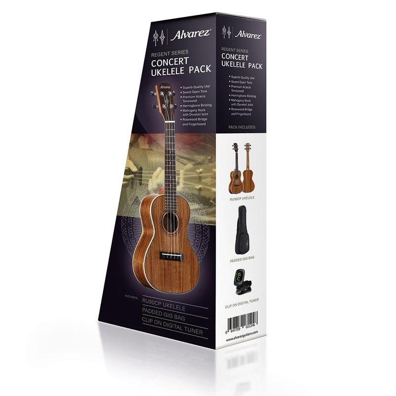 Alvarez Regent 90C Concert Ukulele Pack