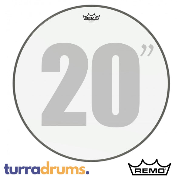Remo Ambassador Clear Bass Drum Head