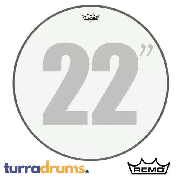 Remo Ambassador Clear Bass Drum Head