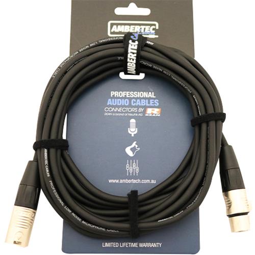 AmberTec Microphone Cable 5 Metre XLR-XLR
