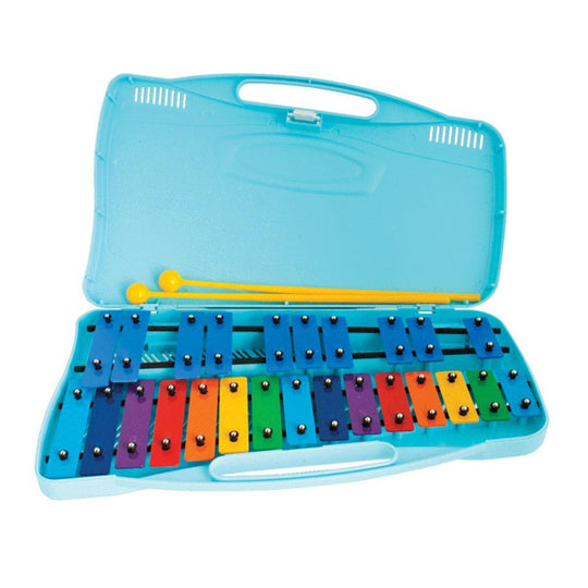 Angel AX25K Glockenspiel in Blue Case with Beaters