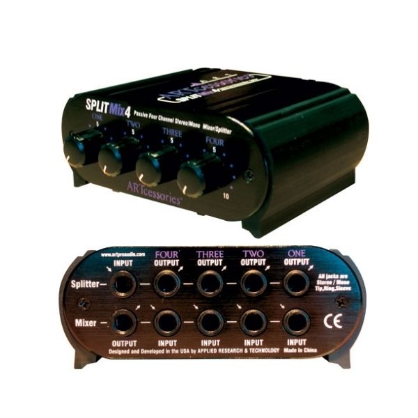 ART Pro Audio SPLITMix4 Front & Rear