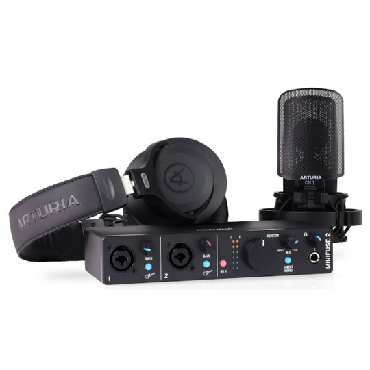 Arturia MiniFuse Recording Pack - Black