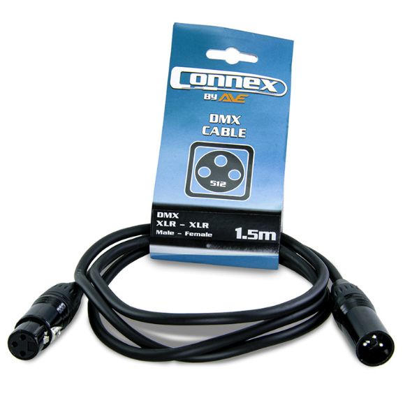AVE DMX3P-1 DMX Lighting Cable 1.5m