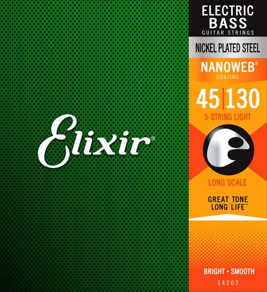 Elixir Electric Bass 5-String Set - Light