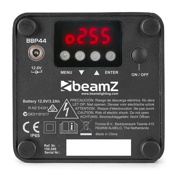 Beamz BBP44 Mini Battery Uplight Outdoor