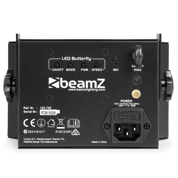 Beamz LED Butterfly with Strobe