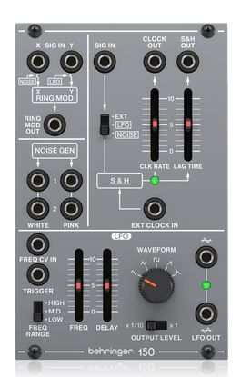 Behringer 150 Ring Mod/LFO/NOISE/S&H Module Front