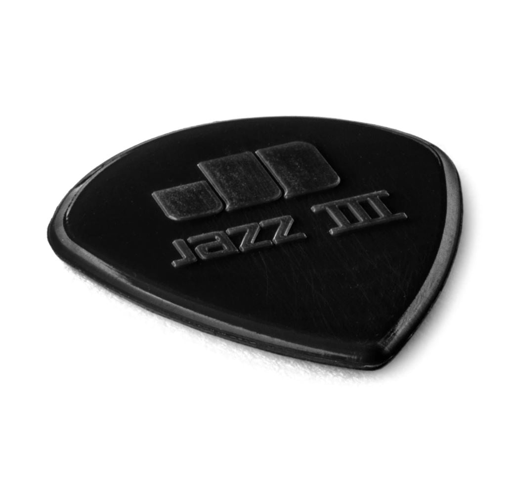 Jim Dunlop Jazz III Black Picks Players Pack (6 Pack)