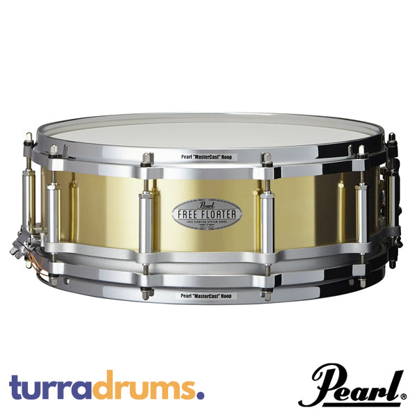 Pearl 14 x 5 Brass Free Floater Snare Drum (FTBR1450)