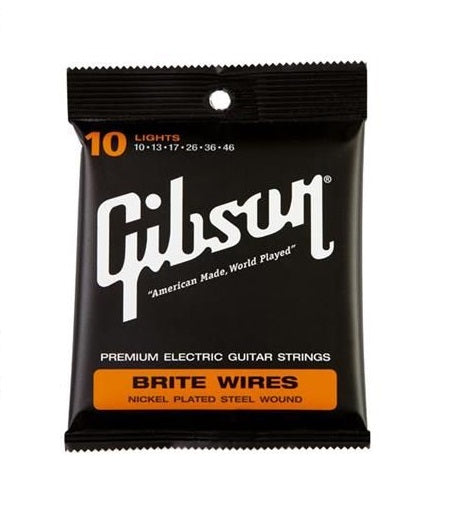 Gibson Brite Wires Electric Guitar Strings - Light 10-46