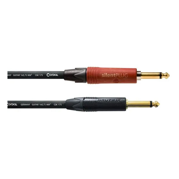 Cordial Peak Instrument Cable 3m - Silent Jack