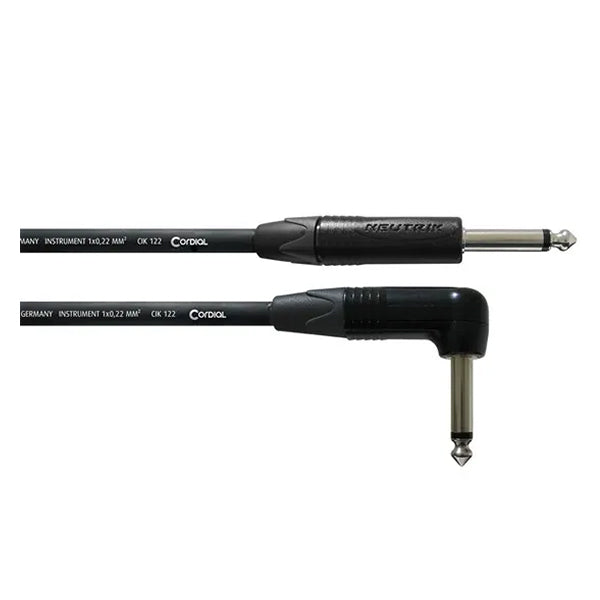 Cordial Select Instrument Cable Right Angle 3m