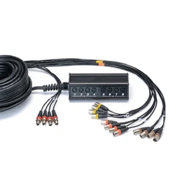 Cordial Multicore Pigtail XLR REAN 12 Input x 4 Output - 30m