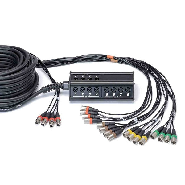 Cordial Multicore Pigtail XLR REAN 16 Input x 4 Output - 15m