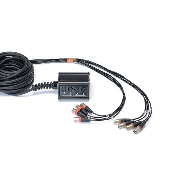 Cordial Multicore Pigtail XLR REAN 8 Input x 0 Output - 15m