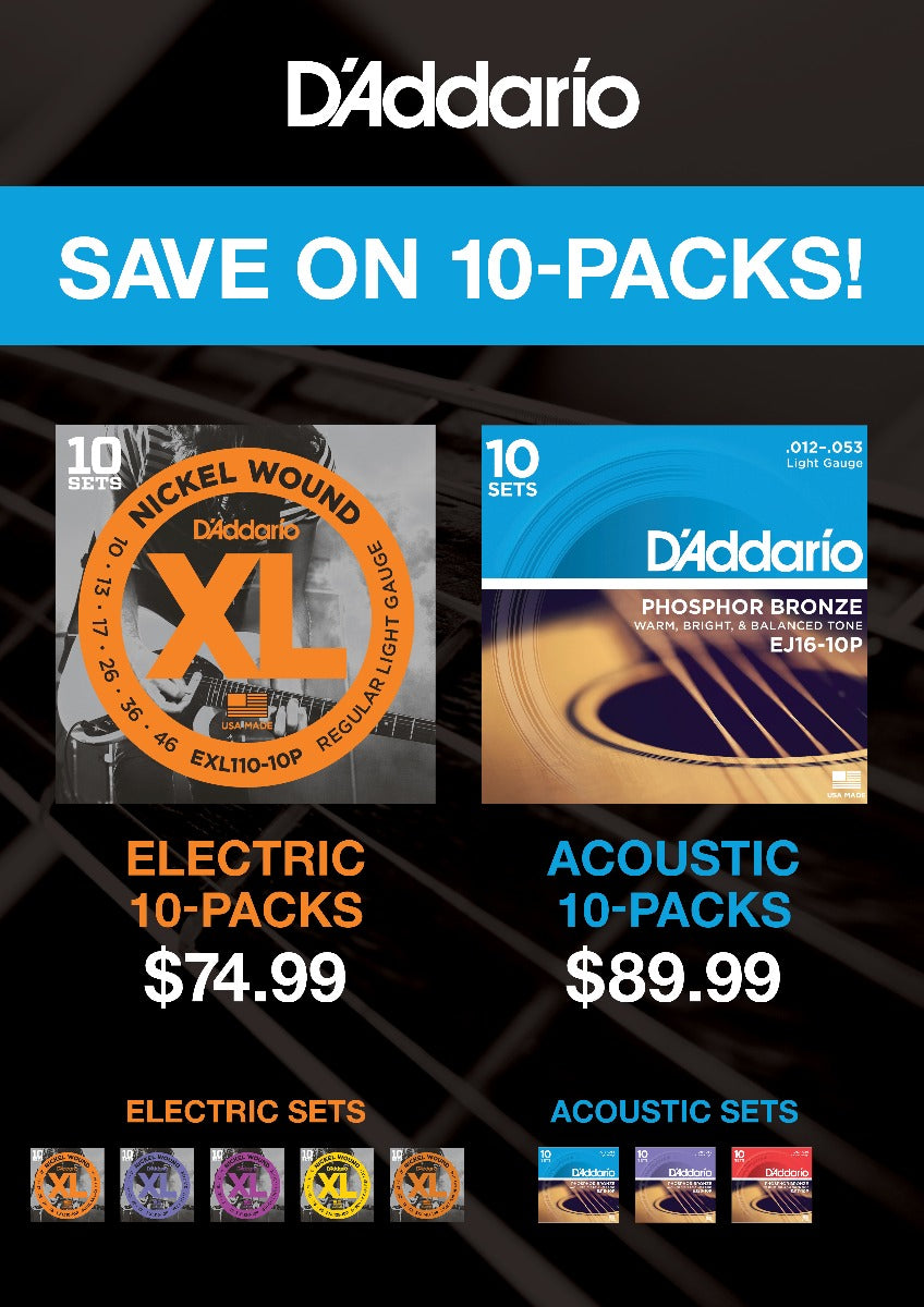 D'Addario EXL110 10 pack