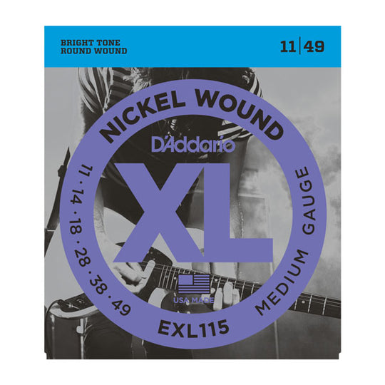 D'Addario EXL115 Electric Guitar Strings 11-49