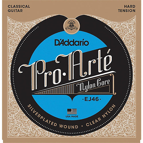 D'Addario EJ46 Classical Guitar Strings, Hard Tension