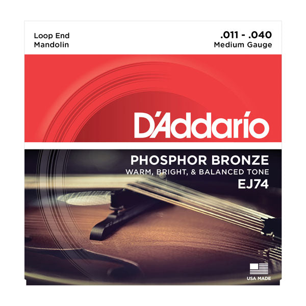 D'Addario EJ74 Mandolin Strings 11-40