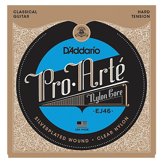 D'Addario EJ46 Classical Guitar Strings, Hard Tension