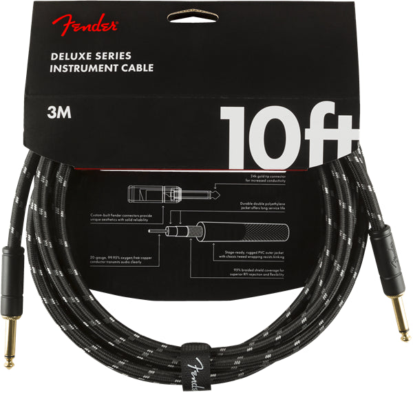 Fender Deluxe Series Instrument Cable 18.6ft - Tweed