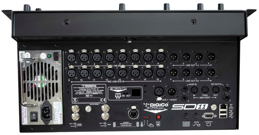 DiGiCo SD11 Rear