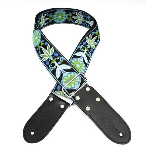 DSL Jacquard Weaving Fair Blue Guitar Strap