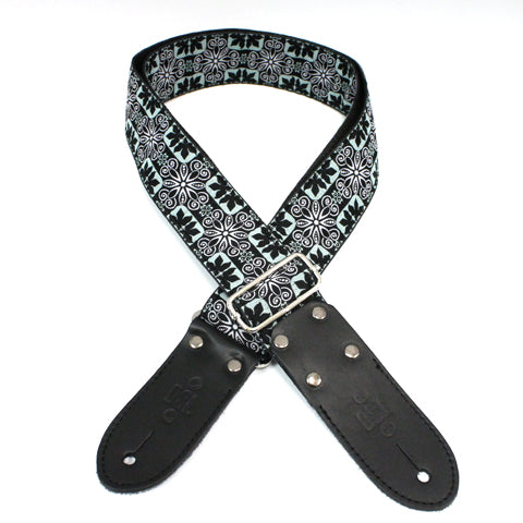 DSL Jacquard Weaving Fil-White Guitar Strap