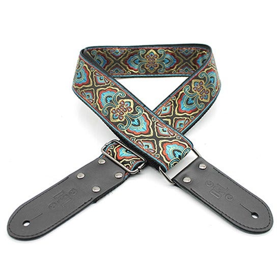 DSL Jacquard Weaving Mermaid Blue Guitar Strap