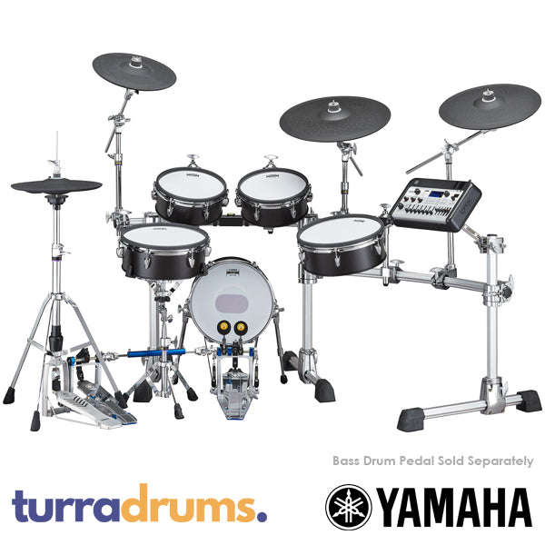 Yamaha DTX10K Electronic Drum Kit with Mesh Heads - Black Forest