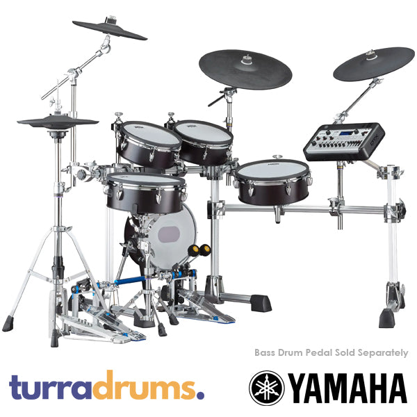 Yamaha DTX10K Electronic Drum Kit with Mesh Heads - Black Forest