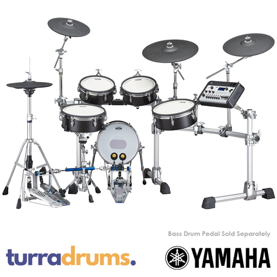 Yamaha DTX10K Electronic Drum Kit with Silicone (TCS) Heads - Black Forest