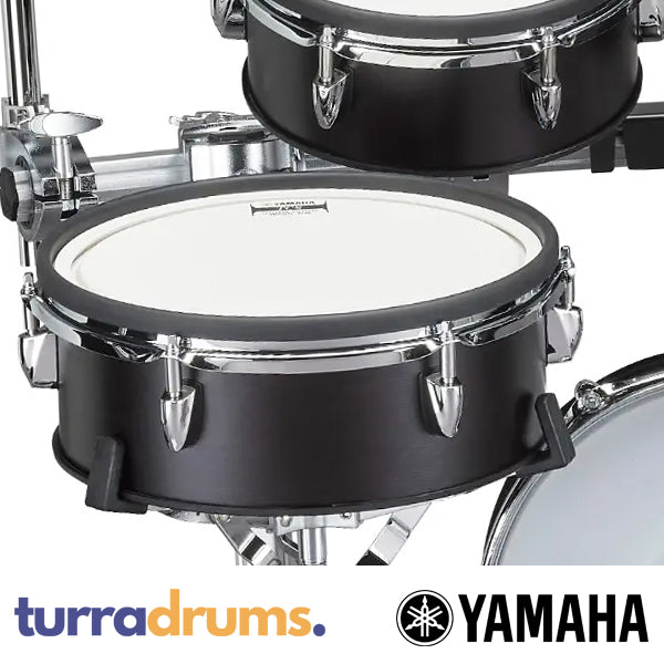 Yamaha DTX10K Electronic Drum Kit with Silicone (TCS) Heads - Black Forest snare