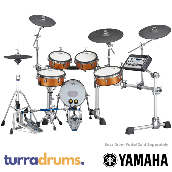 Yamaha DTX10K Electronic Drum Kit with Silicone (TCS) Heads - Real Wood