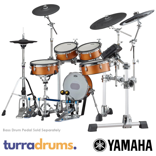 Yamaha DTX10K Electronic Drum Kit with Silicone (TCS) Heads - Real Wood