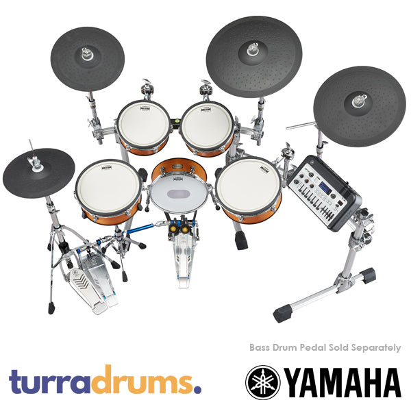 Yamaha DTX10K Electronic Drum Kit with Silicone (TCS) Heads - Real Wood