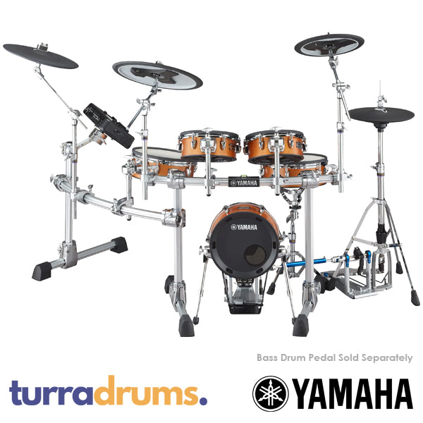 Yamaha DTX10K Electronic Drum Kit with Silicone (TCS) Heads - Real Wood