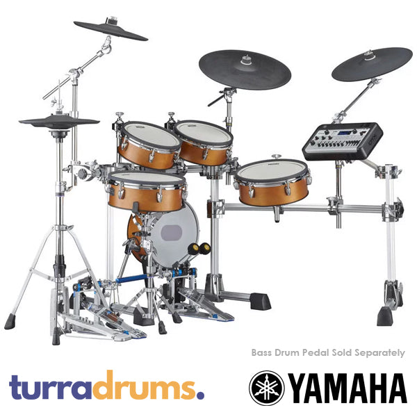 Yamaha DTX10K Electronic Drum Kit with Silicone (TCS) Heads - Real Wood