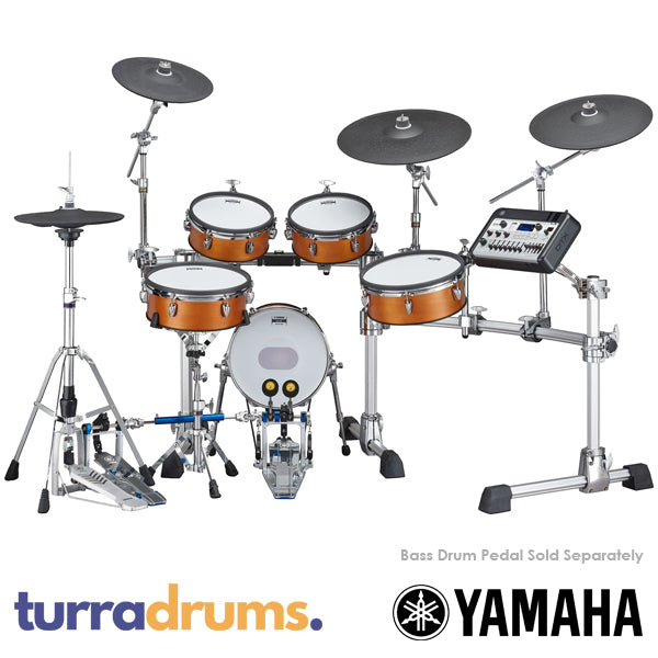 Yamaha DTX10K Electronic Drum Kit with Mesh Heads - Real Wood