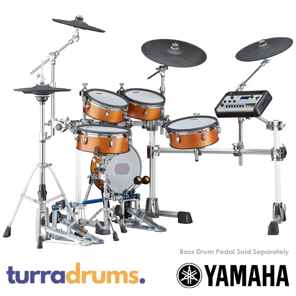 Yamaha DTX10K Electronic Drum Kit with Mesh Heads - Real Wood