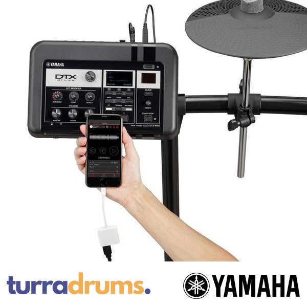 Yamaha DTX8K-X Electronic Drum Kit with TCS Heads - Black Forest