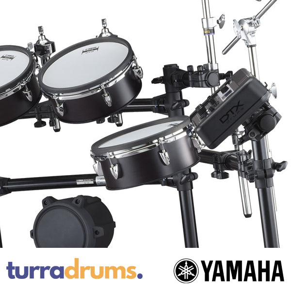 Yamaha DTX8K-X Electronic Drum Kit with TCS Heads - Black Forest