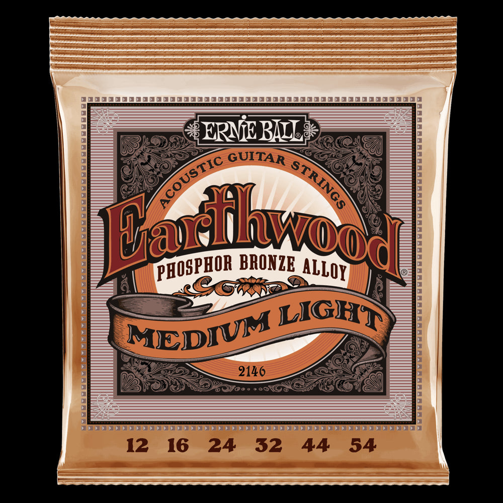 Ernie Ball Earthwood Phosphor Bronze Medium Light 12-54